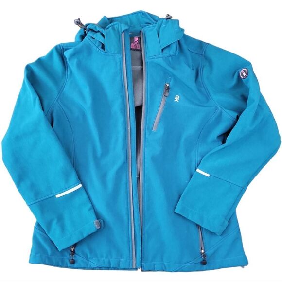 Teal Little Donkey Andy Zip Up Jacket XL - Picture 1 of 5